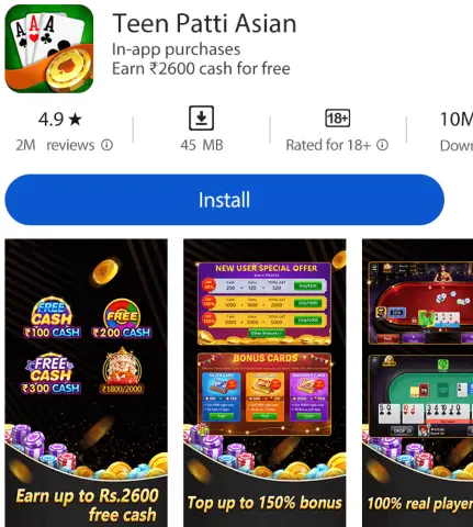 Teen Patti Asian Apk Banner